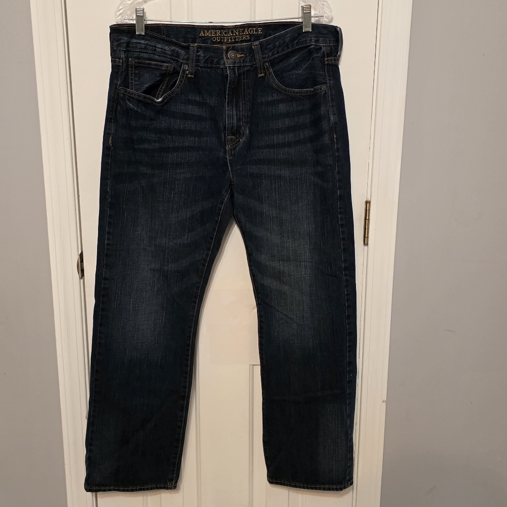 AE Original Straight Jeans 34x30 American Eagle 100% Cotton